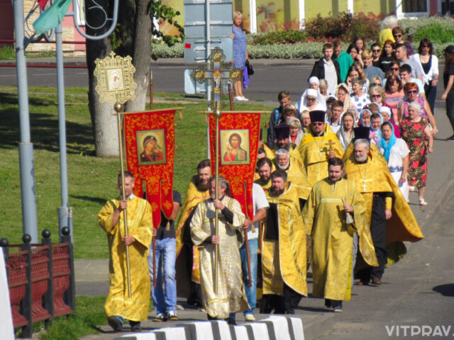 В 951 годовщину города Орши состоялся крестных ход