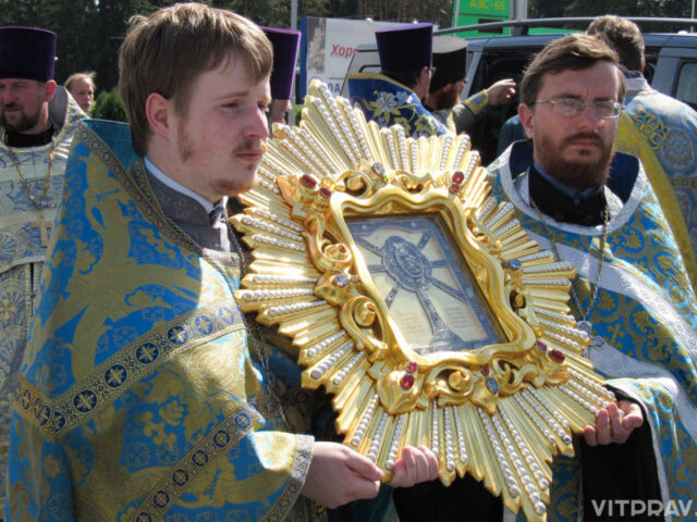 Копию Жировичской иконы Божией Матери доставили в Оршу