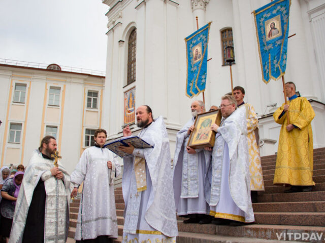 Престольный праздник в храме Преображения Господня города Витебска. Фоторепортаж