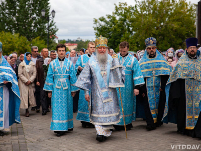 В Свято-Успенском кафедральном соборе города Витебска состоялось торжественное богослужение по случаю престольного праздника