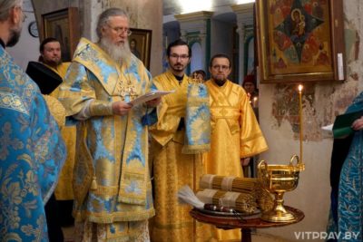 В праздник Сретения Господня архиепископ Димитрий совершил Литургию в храме святой великомученицы Ирины