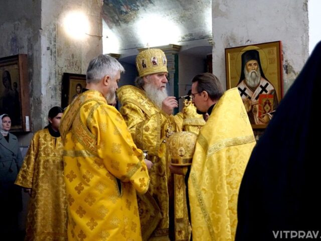 В канун Недели 17-й по Пятидесятнице архиепископ Димитрий совершил всенощное бдение в храме святой великомученицы Ирины города Москвы