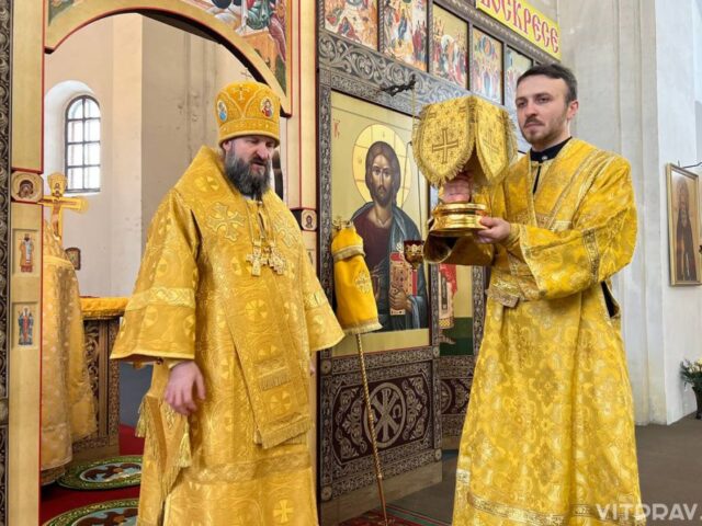 Епископ Евсевий совершил Литургию в Свято-Троицком храме деревни Улла