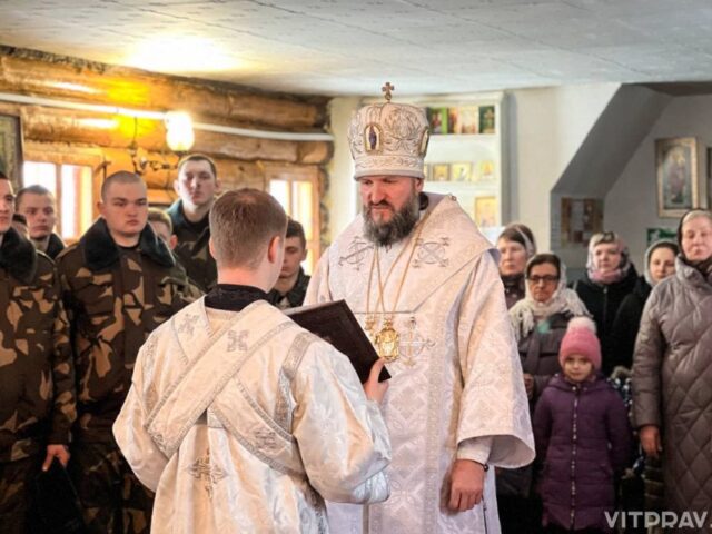 В день Вселенской родительской субботы епископ Евсевий совершил Литургию в храме святого преподобного Иосифа Волоцкого поселка Заслоново