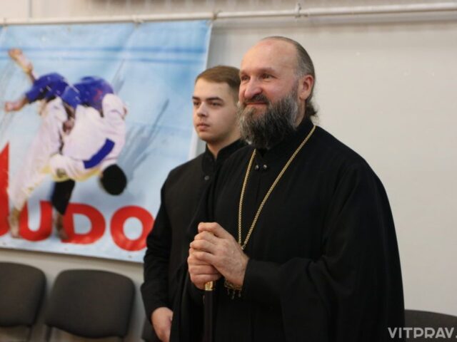 Епископ Евсевий благословил начало соревнований по дзюдо в Витебском обласном центре олимпийского резерва