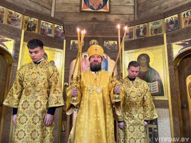Епископ Евсевий совершил Литургию в храме Архистратига Божия Михаила в Орше