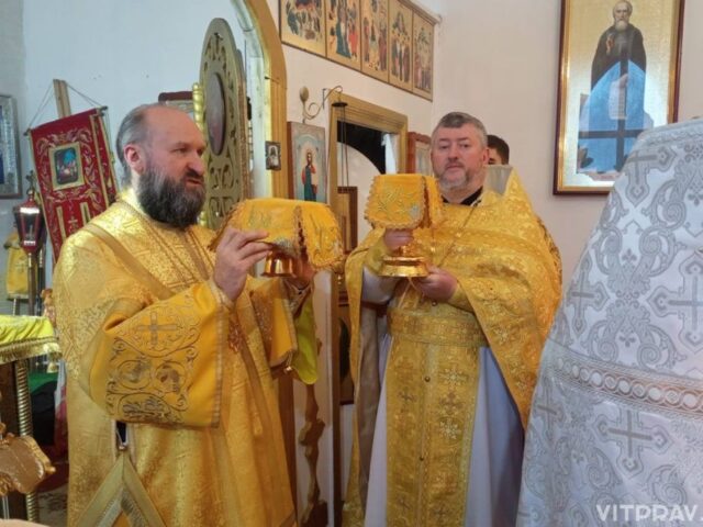 Епископ Евсевий возглавил престольный праздник в храме святого Апостола Андрея Первозванного Городка.