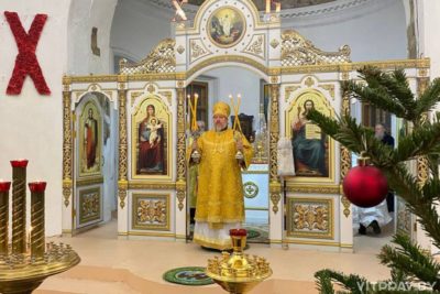 Архиепископ Гомельский и Жлобинский Стефан совершил Литургию в храме великомученицы Ирины города Москвы