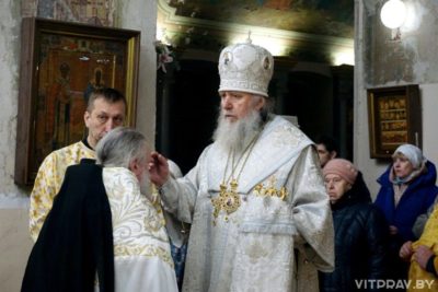 Архиепископ Димитрий совершил всенощное бдение в канут Обрезания Господня