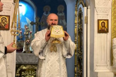 Епископ Евсевий совершил Литургию в Троицком Марковом монастыре Витебска