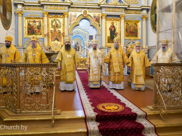 Епископ Евсевий принял участие в торжествах престольного праздника и актового дня Минской духовной семинарии