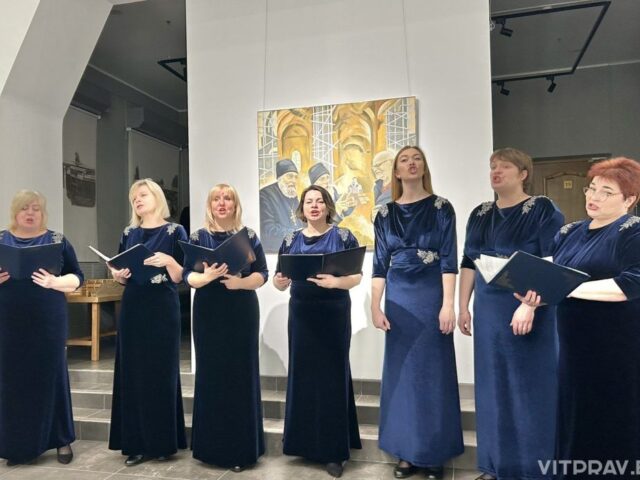 Певчие храма Рождества Христова г. Лепеля приняли участие в концерте духовной музыки