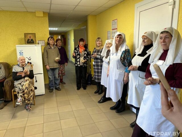 В Оршанском доме-интернате для престарелых и инвалидов отметили масленицу