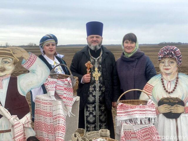 Протоиерей Феодор Пучинский принял участие в празднике в празднике "Засевки"