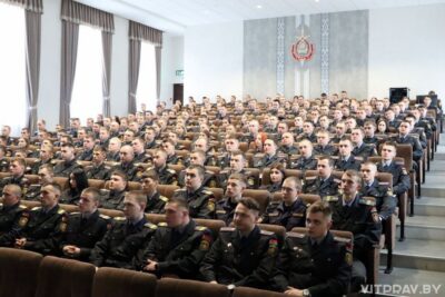 Иерей Павел Тарамыкин принял участие в учебно-методическом сборе для молодых сотрудников в областном управлении УВД Витебской области