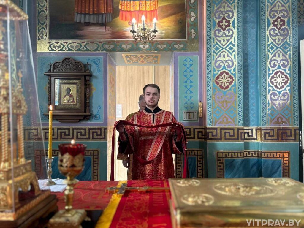 В среду Светлой седмицы епископ Евсевий совершил Литургию в храме Рождества Божией Матери Орши