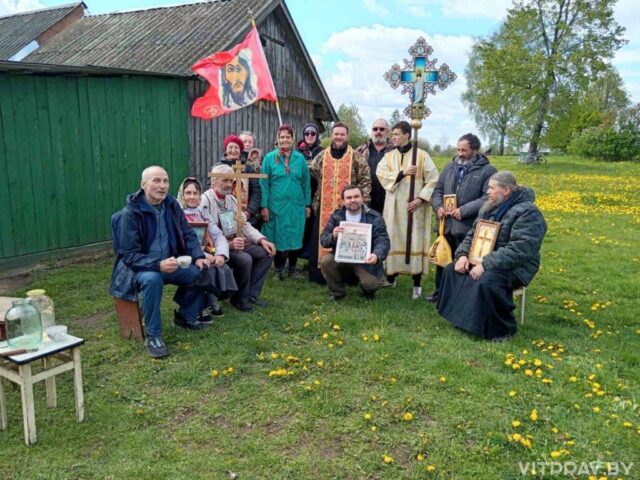 Крестный ход Улла-Мартиново-Сороково-Мишковичи прошел в Бешенковичском и Шумилинском благочиниях