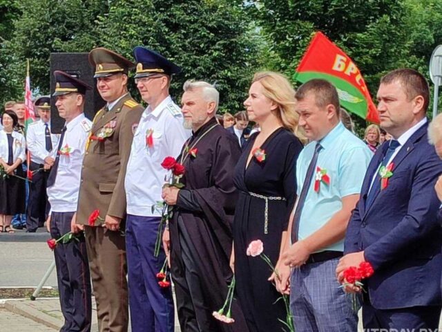Иерей Сергий Федосеев принял участие в торжественном митинге в День Независимости Республики Беларусь