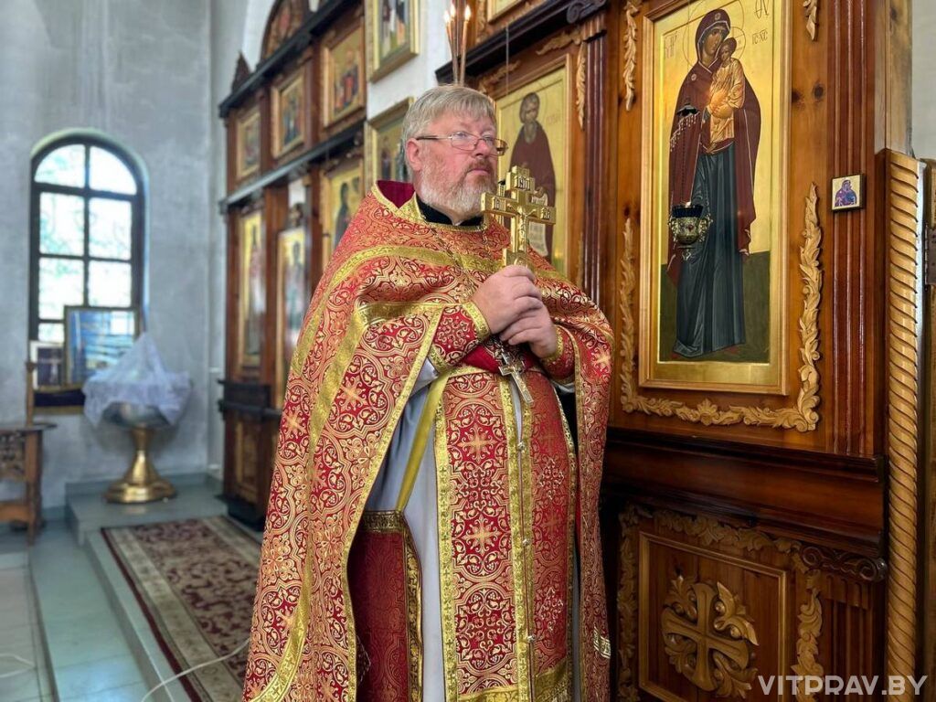 Епископ Евсевий возглавил престольное торжество в храме великомученика и целителя Пантелеимона Витебска