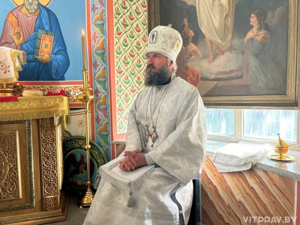 Епископ Евсевий совершил освящение престола в храме Казанской иконы Божией Матери в Свято-Троицком Марковом монастыре Витебска