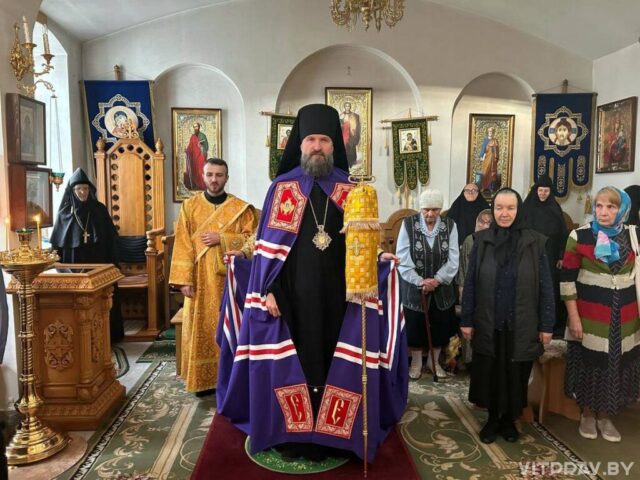 В день церковного новолетия епископ Евсевий совершил Литургию в Свято-Духовом монастыре Витебска