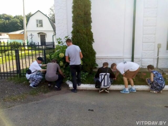 В приходе храма Святой Живоначальной Троицы прошло совместное мероприятие с Городокским РОВД