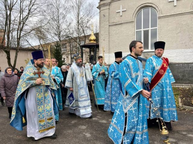 Епископ Евсевий возглавил престольный праздник в Троицком Марковом монастыре Витебска