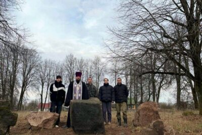 В деревне Новые Волосовичи восстановлено старое кладбище