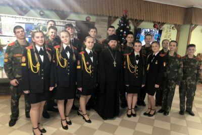 Иерей Дионисий Андреев принял участие в литературном вечере в Витебском кадетском училище