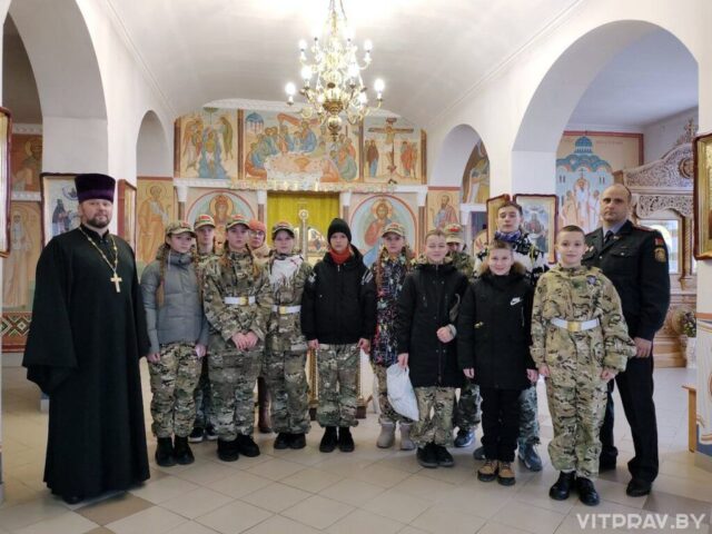 Иерей Вячеслав Пашкевич принял участие в церемонии открытия военно- патриотического клуба «Штурм»