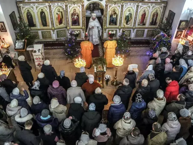 В праздник Рождества Христова в храме святой мученицы Татианы была совершена Божественная литургия