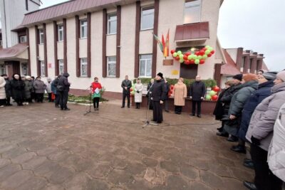 Иерей Владимир Догодька принял участие в открытии нового филиала центра социального обслуживания в аг. Пальминка