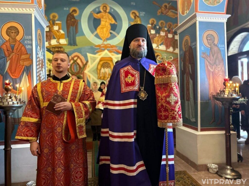 В Неделю о Страшном суде епископ Евсевий совершил Литургию в храме сщмч. Харлампия аг. Новка