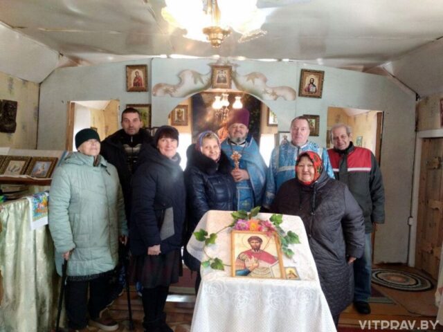 В храме великомученика Феодора Стратилата д. Приозерная прошел престольный праздник