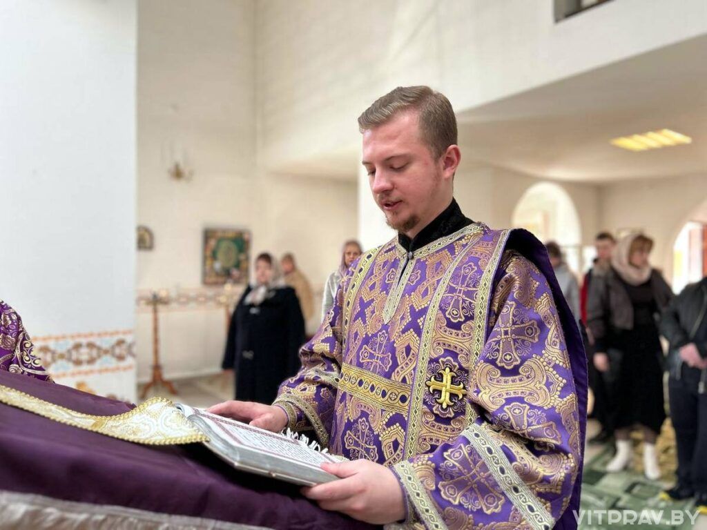 В Неделю четвертую Великого поста епископ Евсевий совершил Литургию в храме святой равноапостольной царицы Елены аг. Кировская