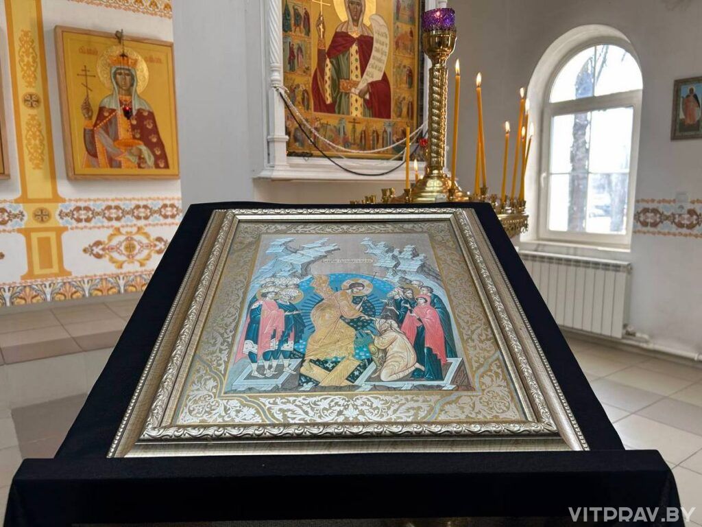 В Неделю четвертую Великого поста епископ Евсевий совершил Литургию в храме святой равноапостольной царицы Елены аг. Кировская