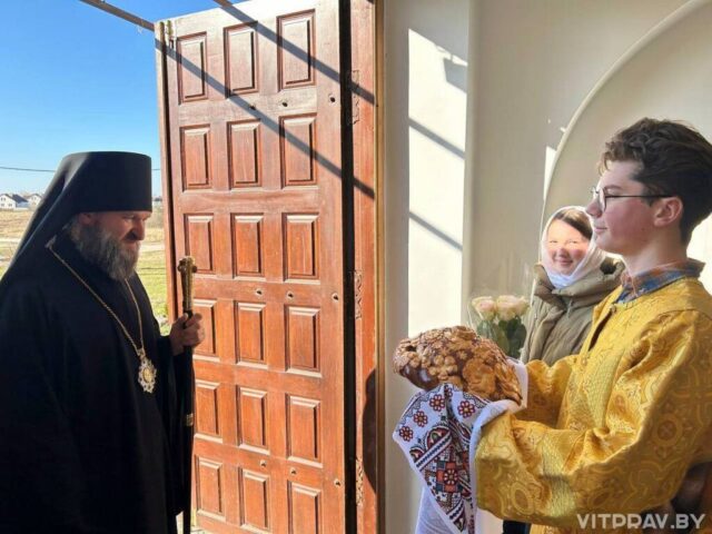 В Неделю четвертую Великого поста епископ Евсевий совершил Литургию в храме святой равноапостольной царицы Елены аг. Кировская