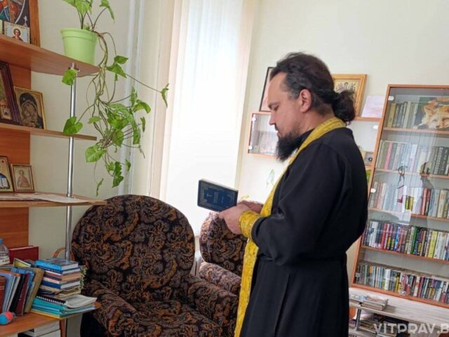 Иерей Николай Скобей совершил молебен в хосписе