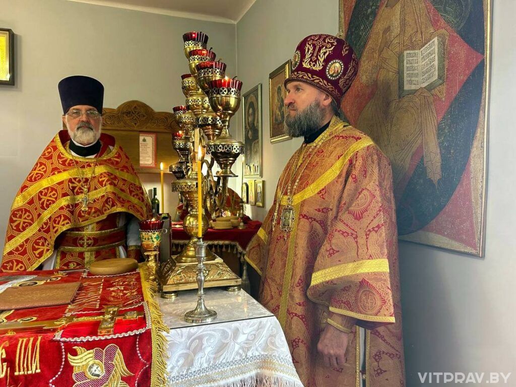 Епископ Евсевий совершил Литургию в храме свщмч. Фаддея, архиеп. Тверского, Витебска