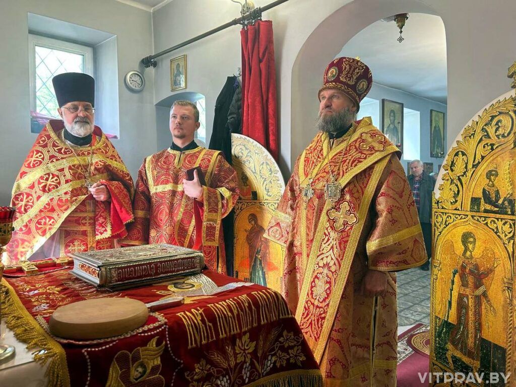 Епископ Евсевий совершил Литургию в храме свщмч. Фаддея, архиеп. Тверского, Витебска