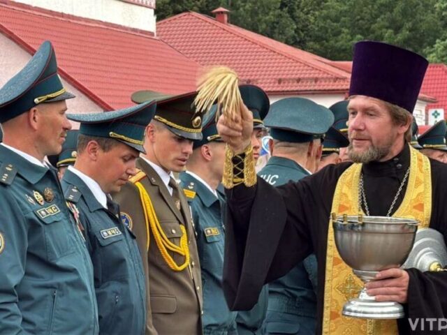 Иерей Вячеслав Зайцев принял участие в праздновании Дня пожарной службы