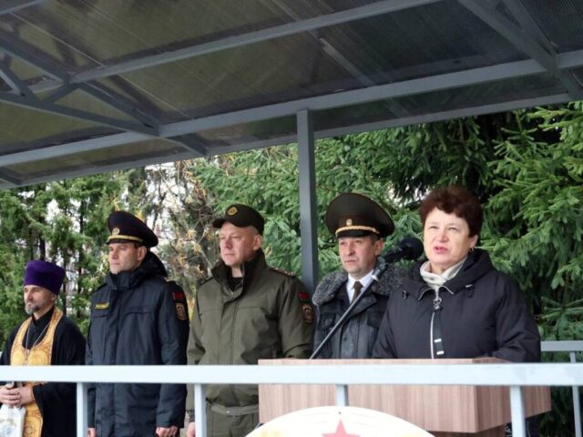 Иерей Павел Тарамыкин принял участие в торжественном мероприятии на территории войсковой части 5524 МВД