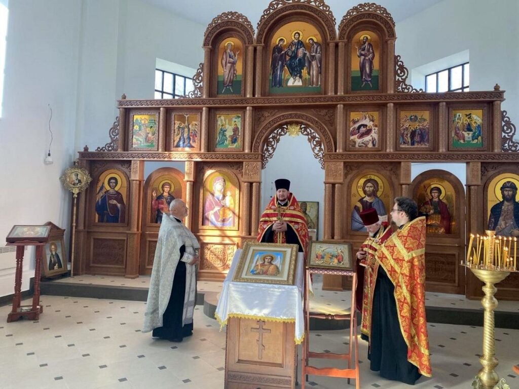Водосвятный молебен прошел храме святого Архангела Михаила аг. Черея