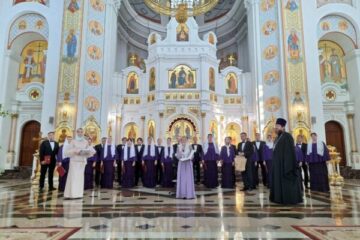 Оренбургский камерный хор выступил в Успенском кафедральном соборе Витебска в рамках празднования 220-летия Витебской духовной семинарии