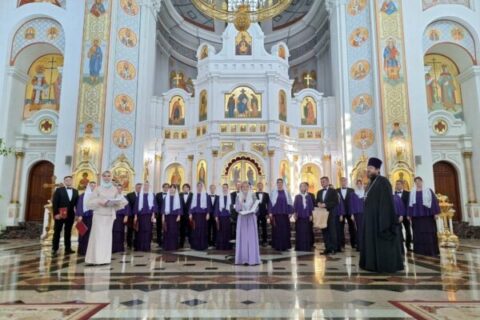 Оренбургский камерный хор выступил в Успенском кафедральном соборе Витебска в рамках празднования 220-летия Витебской духовной семинарии