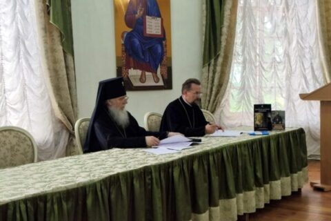 В актовом зале Витебской духовной семинарии прошло собрание духовенства Витебска и Витебского района