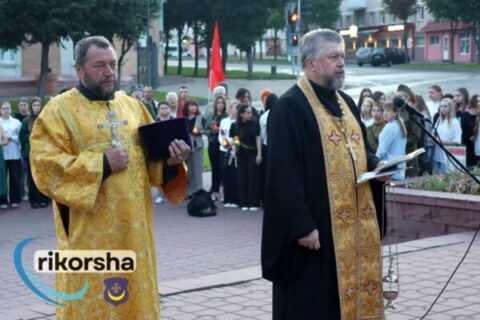 Иерей Димитрий Савушкин принял участие в митинге-реквиеме, посвященном Дню всенародной памяти жертв Великой Отечественной войны