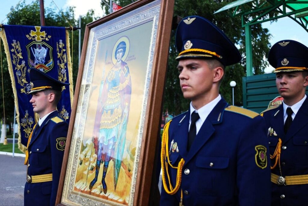 Икона великомученика Георгия Победоносца прибыла в в 103-ю Витебскую отдельную гвардейскую воздушно-десантную бригаду