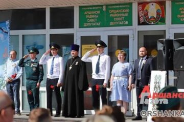Протоиерей Валерий Серко принял участие в торжествах в честь 959-летие со дня основания города и 82-ю годовщину освобождения Орши от немецко-фашистских захватчиков
