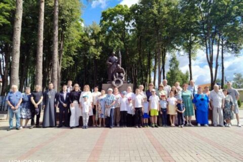 Иерей Михаил Машлякевич принял участие в митинге в День Независимости Беларуси